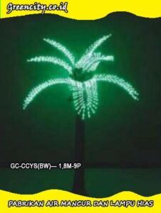 Harga lampu hias pohon palem untuk taman kota GC-CCYS(BW)— 1,8M-9P