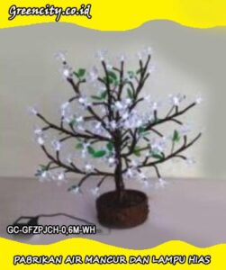 Lampu pohon hias surabaya model bonsai GC-GFZPJCH-0,6M-WH