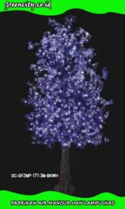 lampu hias bentuk pohon di surabaya GC-GFZMP-17T-3M-BKWH