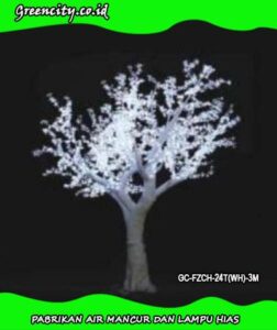 lampu hias pohon makassar GC-FZCH-24T(WH)-3M